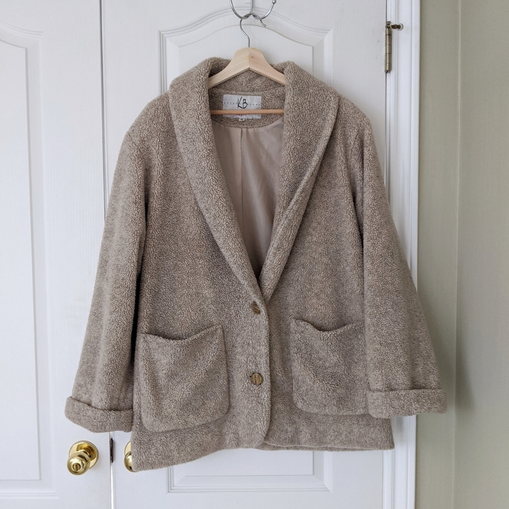 80's Kristen Blake Après Teddy Bear Coat